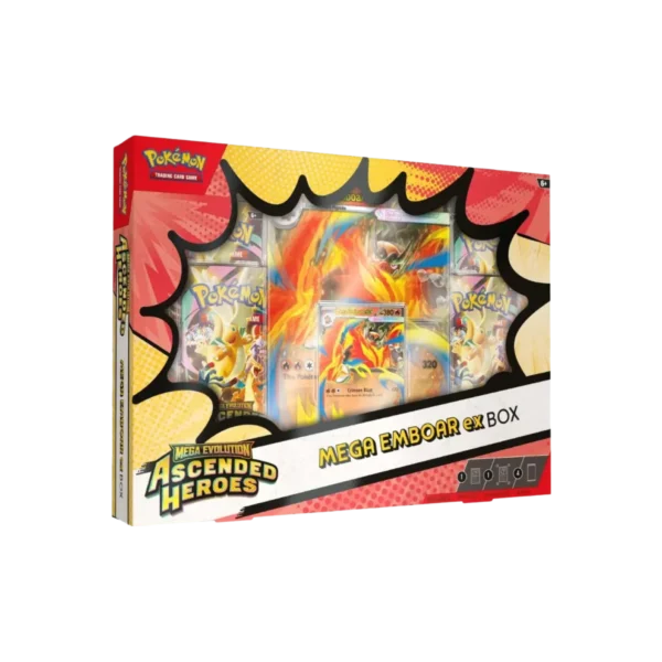 Pokemon-Mega-Evolution-Ascended-Heroes-EX-Box-Mega-Emboar--990x990 Collection box Emboar - Ascended Heroes (Klein scheurtje in doos)